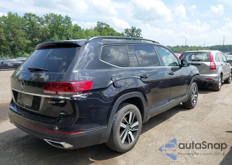 2021 Volkswagen Atlas 2.0T Se из США, поврежденный, VIN 1V2LP2CA1MC569712